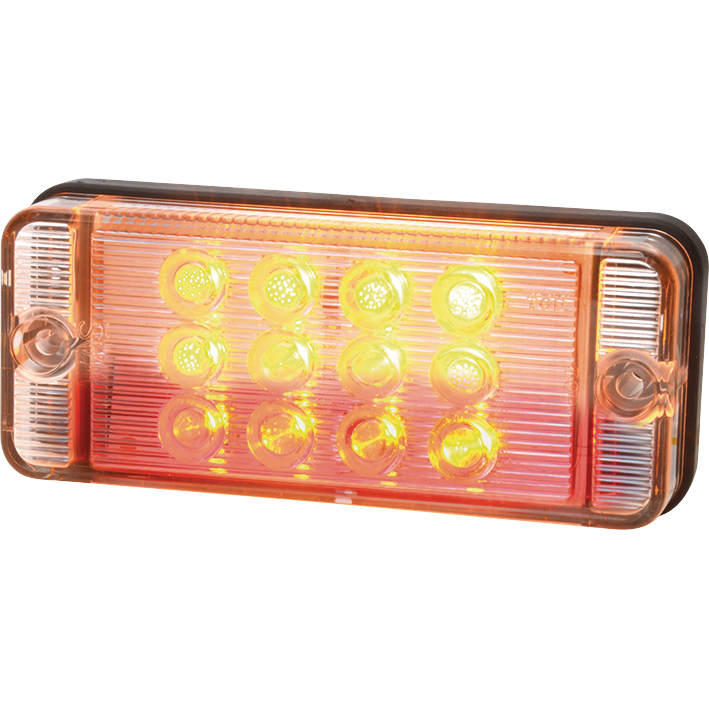 Strands bakljus LED, 3 funktioner, bak/broms/blinkers, 12/24V DC