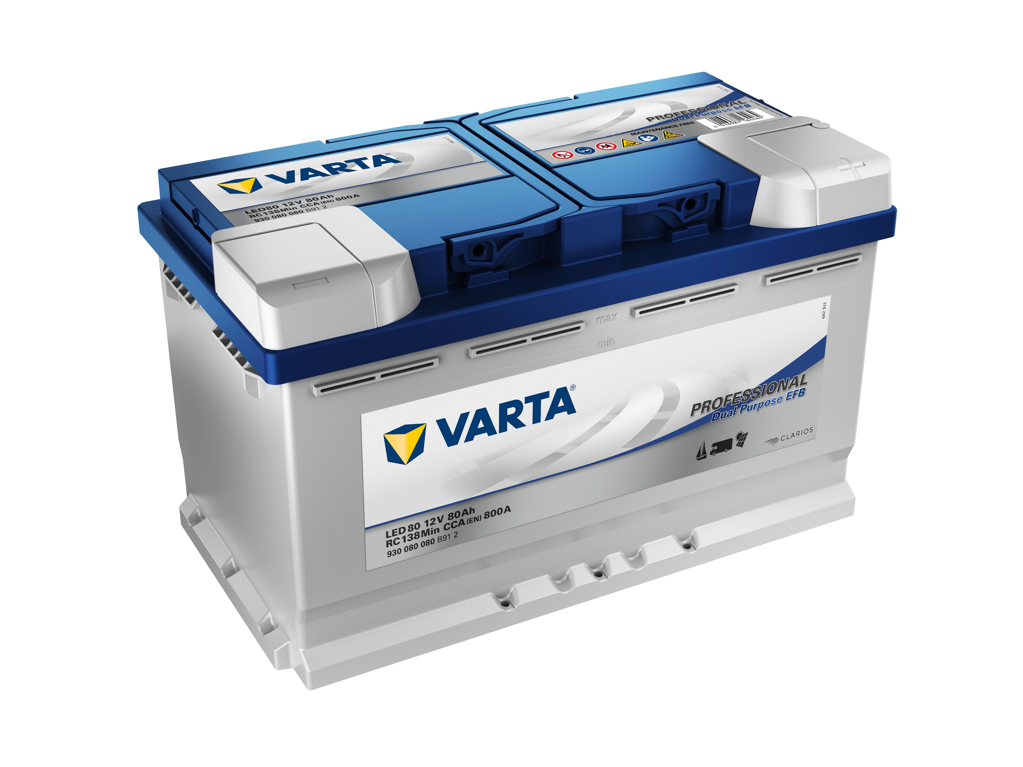 Varta Professional Dual Purpose EFB, 12V 70Ah, LED70