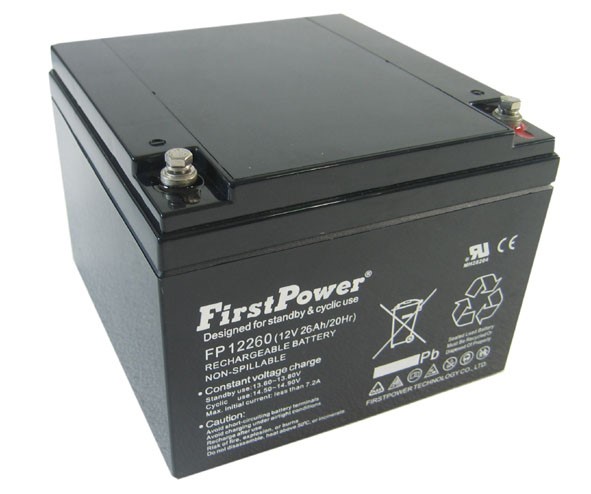 FP12260, First Power VRLA, 12V 26Ah-image