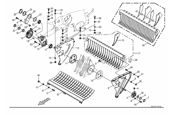 Rotor - Suspension / Skrapa / Mellanplatta - XC