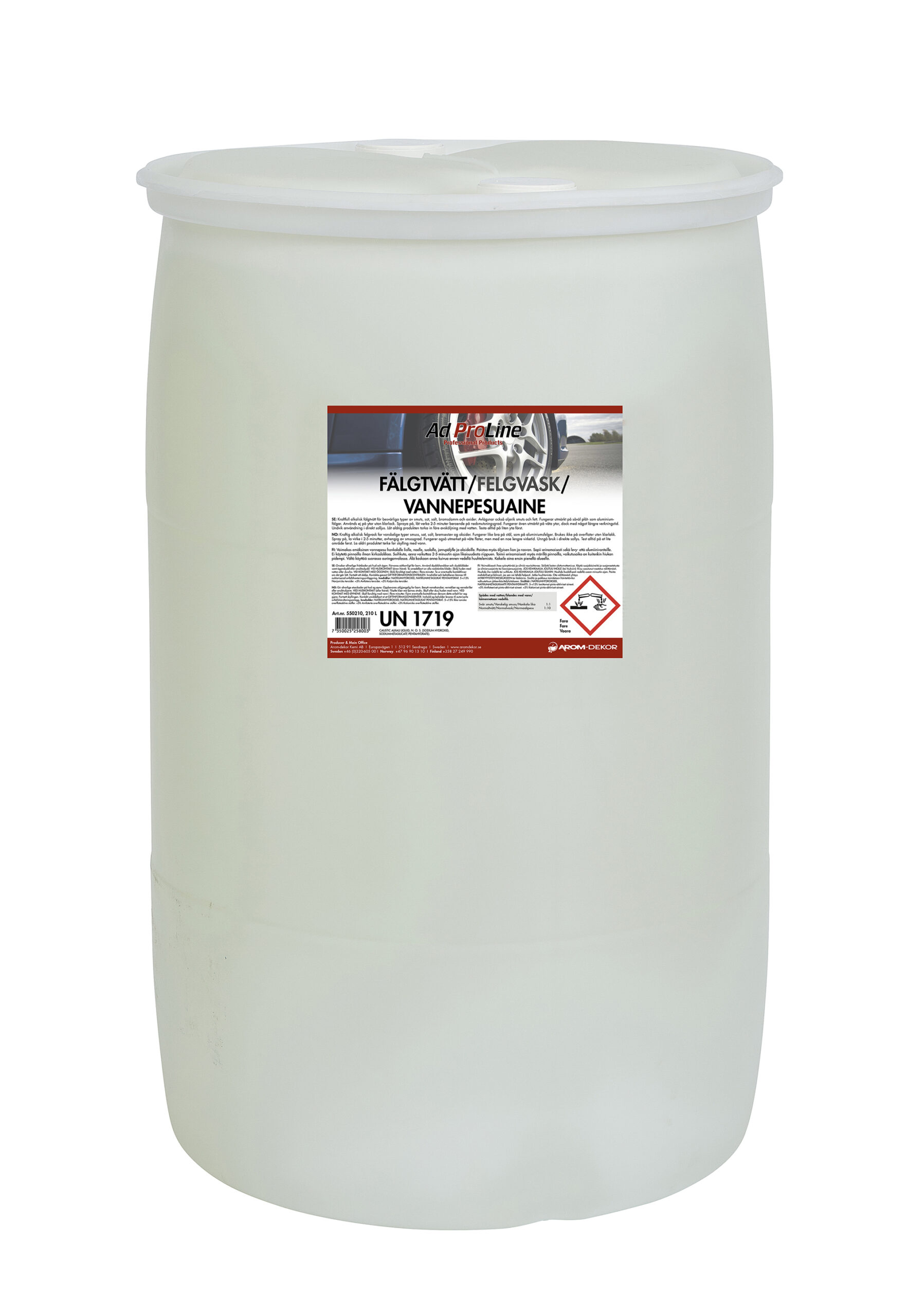 AdProLine® Fälgtvätt, 210 liter fat-image