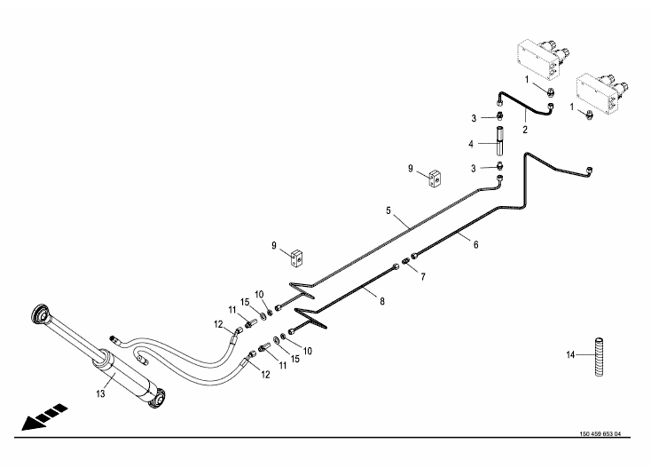 Hydraulik - klipphöjd - fram