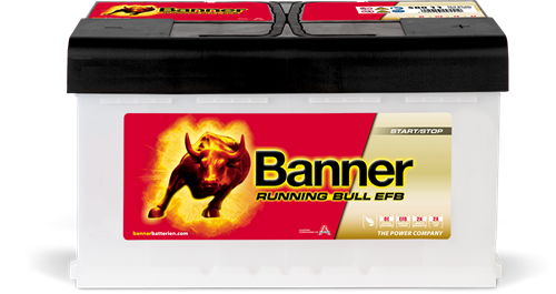 Banner Running Bull EFB, 12V 80 Ah, 58011-image