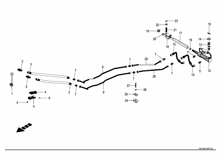 Hydraulisk gränspridnings system