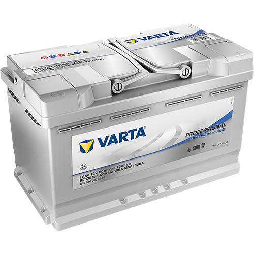 Varta Professional Dual Purpose, AGM, 12V 80Ah, LA80