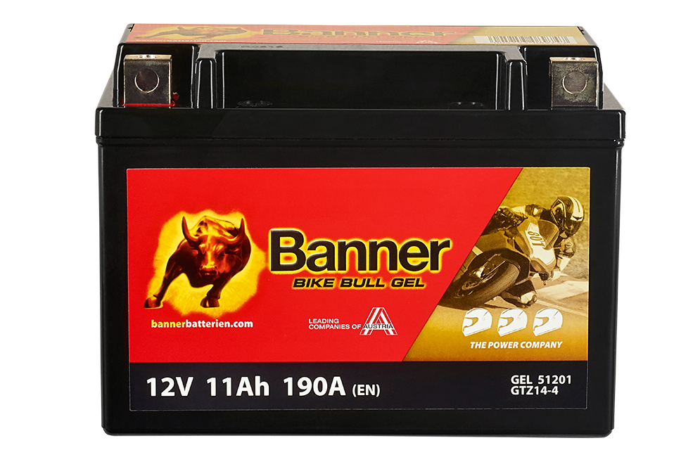 Banner Bike Bull GEL GTZ14-4, 12V 11Ah, GEL51201-image