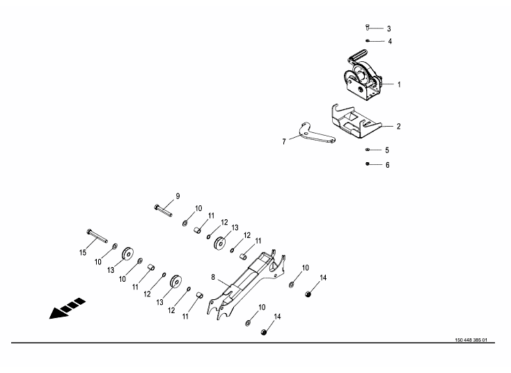 Cable winch / additional axle