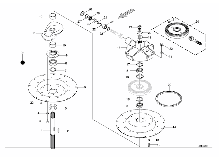 Rotor left