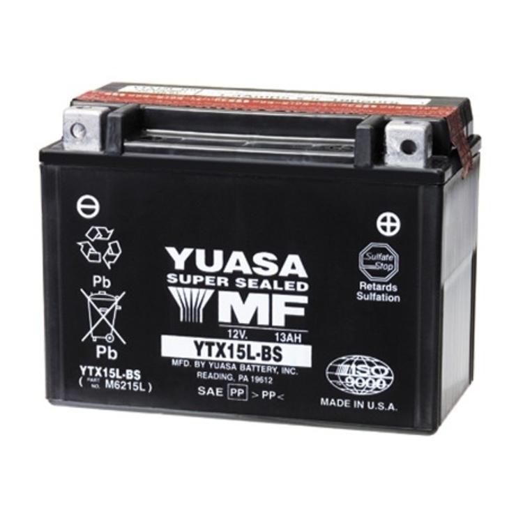 Yuasa MC YTX15L-BS MF AGM, 12V 13,7 Ah, YTX15L-BS