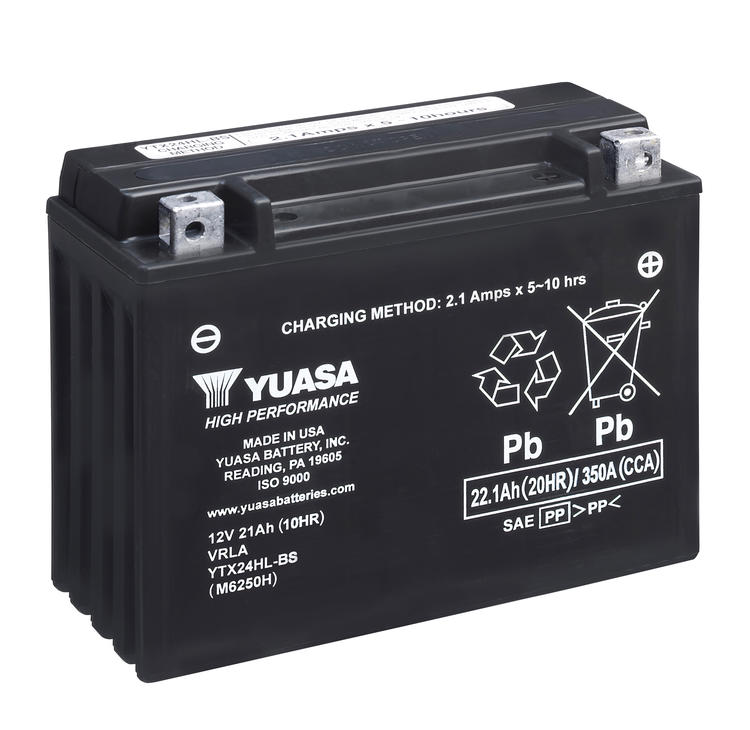 Yuasa MC YTX24HL-BS Hög Effekt AGM, 12V 22,1 Ah, YTX24HL-BS-image