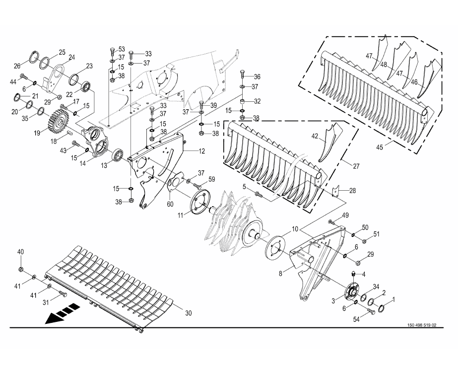 Rotor - Suspension / Skrapa / Mellanplatta - XC