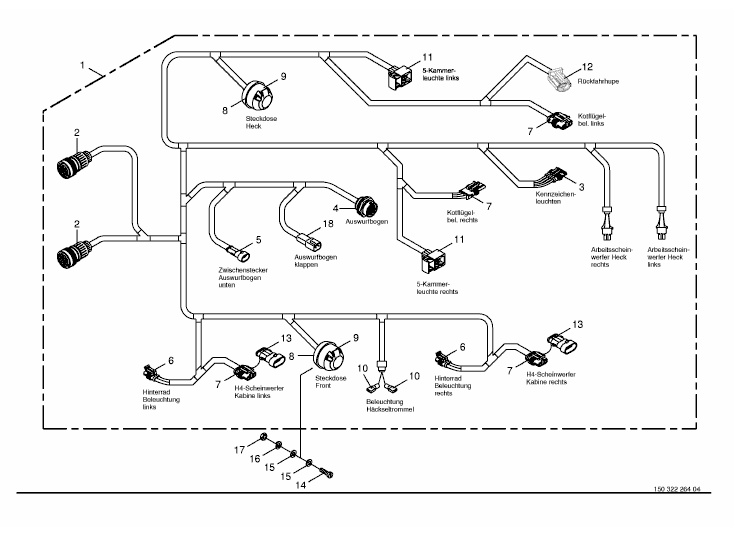 Cable harness - lighting