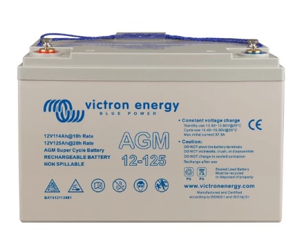 Victron AGM Super Cycle (M8), 12V 125Ah, BAT412112081