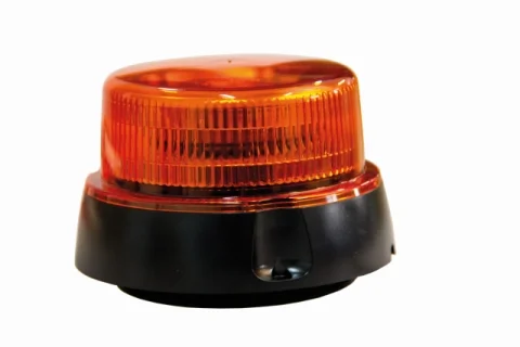 Strands varningsljus Moneo, orange LED, planmontage, 12-24V DC