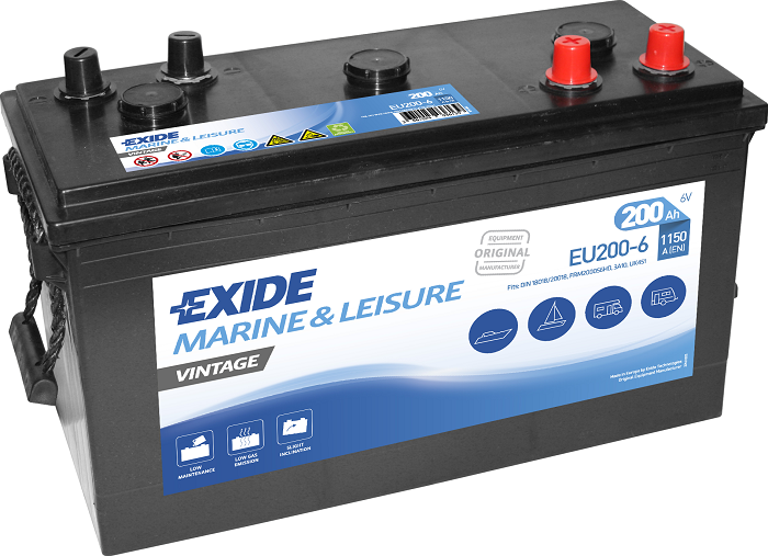 Exide Vintage, 6V 200Ah, EU200-6-image