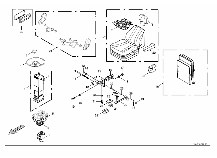 Steering columm