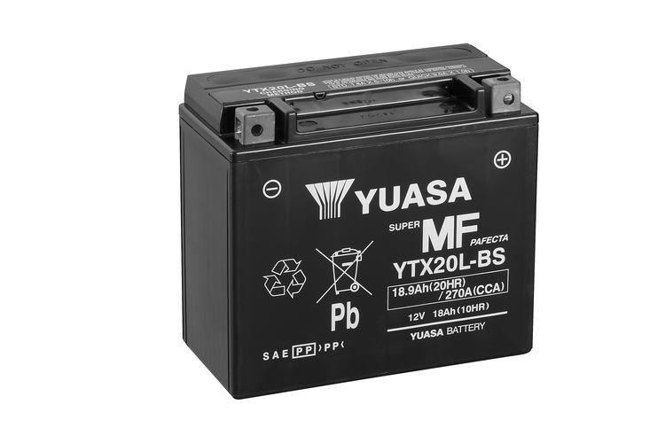 Yuasa MC YTX20L-BS MF AGM, 12V 18,9 Ah, YTX20L-BS