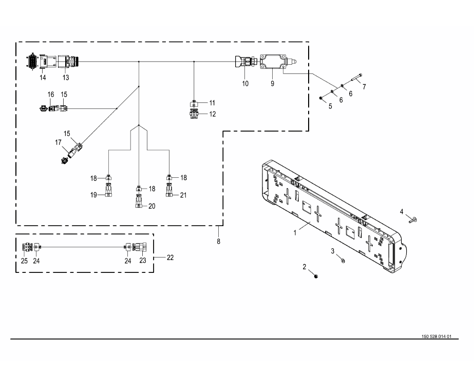 Cable harness - tower