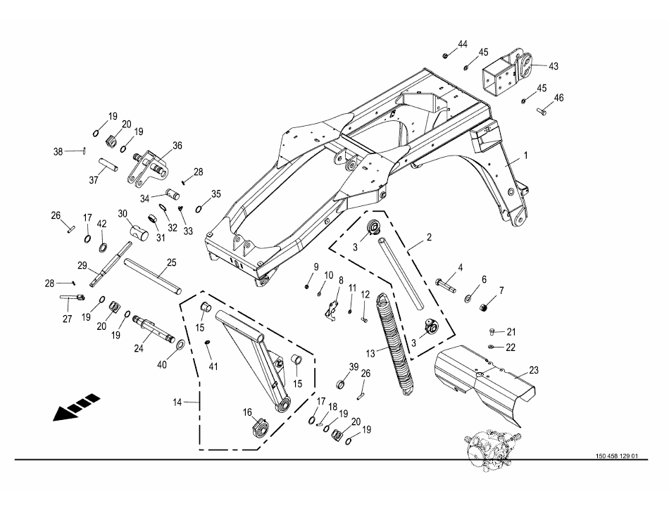 3.0 Three-point hitch - pulled