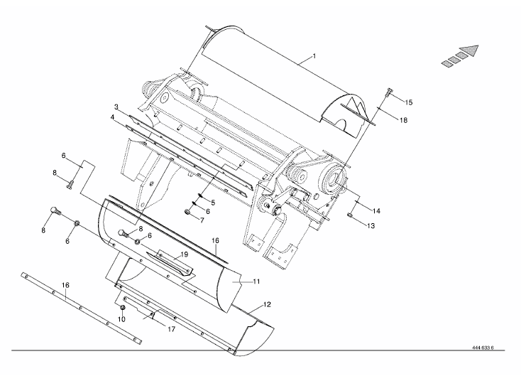 Roller basin -not spring-mounted