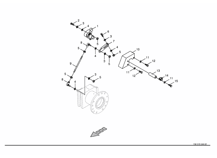 Belt guidance - main belt drive