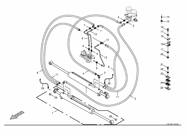 Hydraulics - lifting mechanism