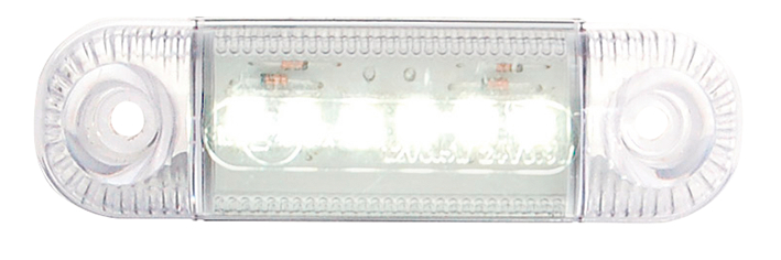 Strands positionsljus, vit LED, 12-24V-image