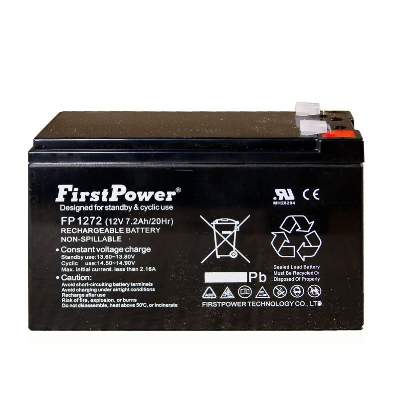 First Power VRLA, AGM, 12V 7,2Ah, FP1272-image