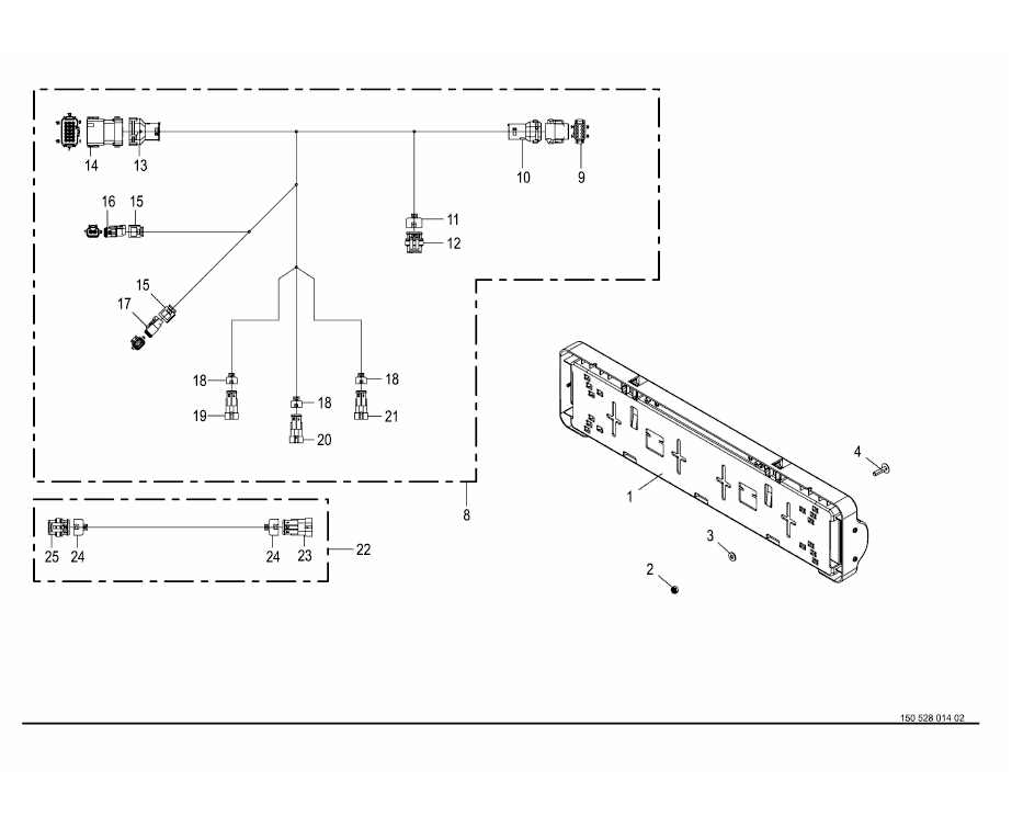 Cable harness - tower