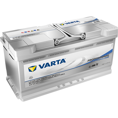 Varta Professional Dual Purpose, AGM, 12V 105Ah, LA105-image