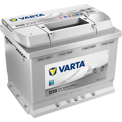 Varta Silver Dynamic, 12V 63Ah, D39