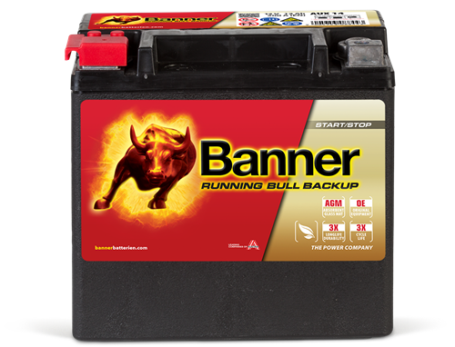 Banner Running Bull Backup, 12V 12Ah, 51400-image