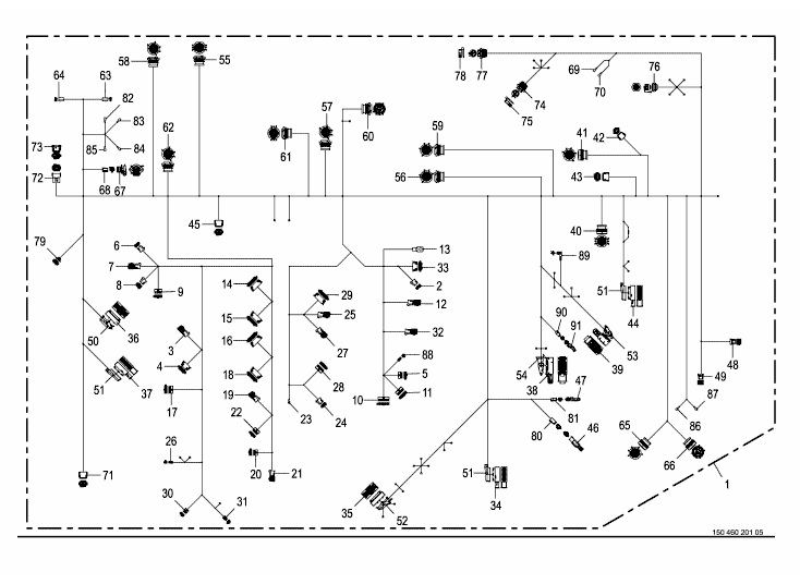 Cable harness - console