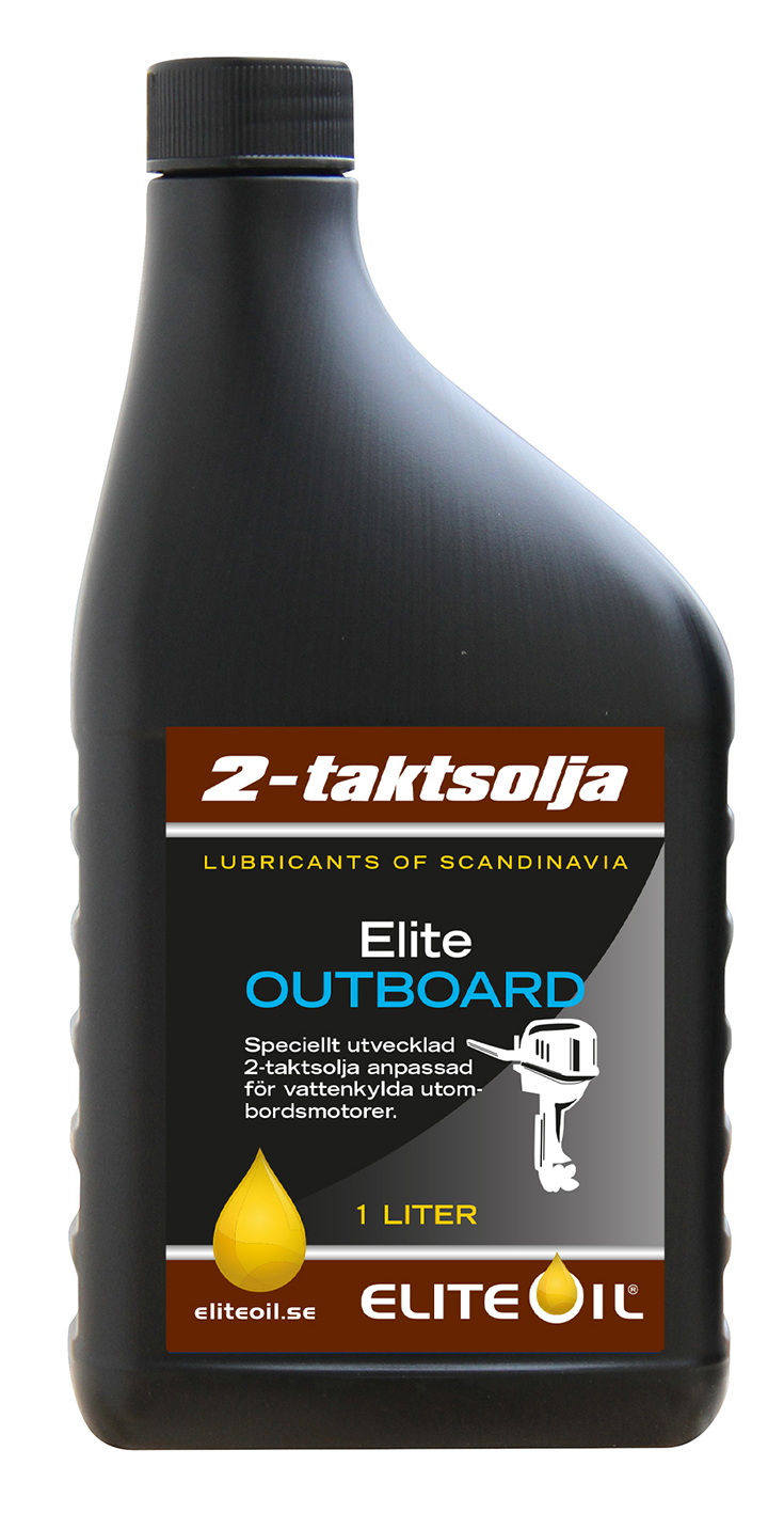 Elite Outboard 2T, 1 liter flaska - 12 pack-image
