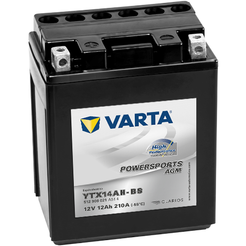 Varta MC AGM YTX14AH-BS High Performance, 12V 12Ah, 512908