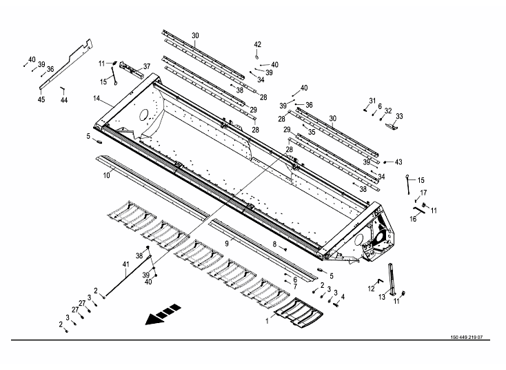 Frame / Skids / Mounting parts