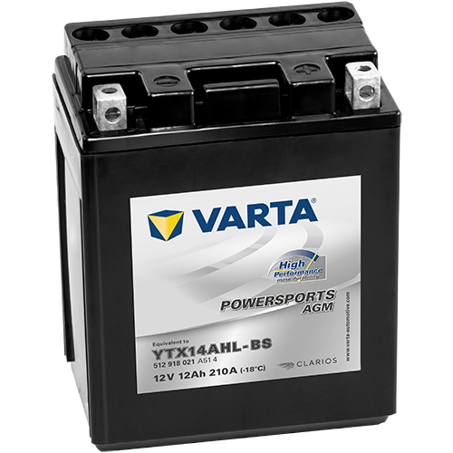 Varta MC AGM YTX14AHL-BS High Performance, 12V 12Ah, 512918
