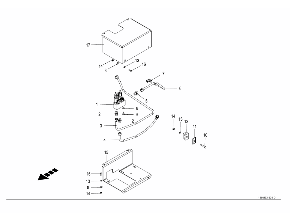 49.2 Electronics - hydr. single-rotor lifting mechanism -optional