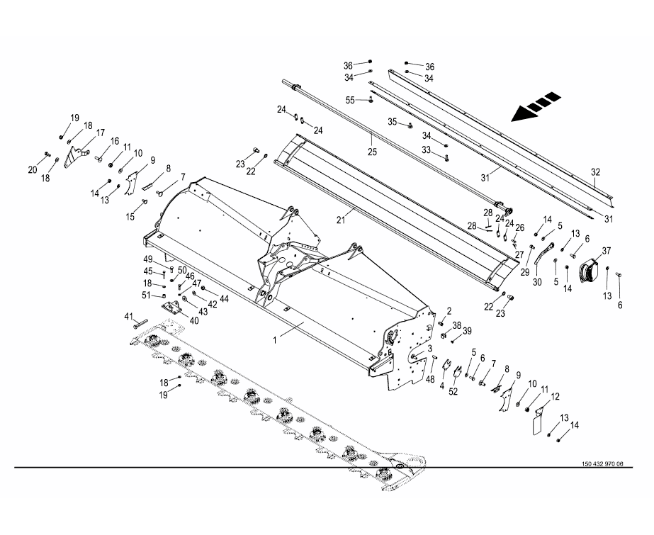 9.0 Tine conditioner housing