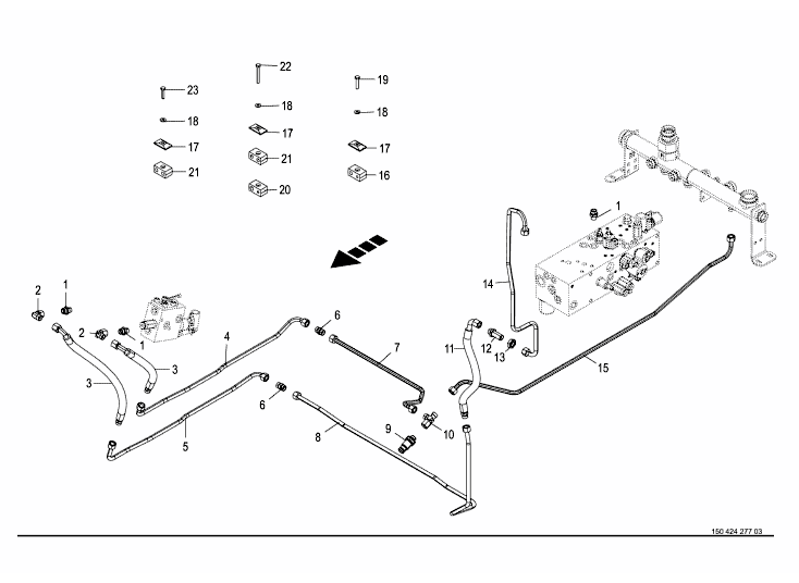 Hydraulics - brake rear