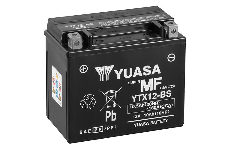 Yuasa MC YTX12-BS MF AGM, 12V 10,5 Ah, YTX12-BS