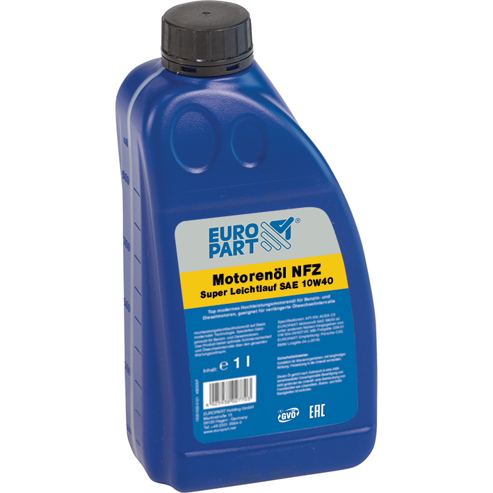 Europart Motorolja NFZ Super, Semisyntet, 10W-40, 1 liter flaska