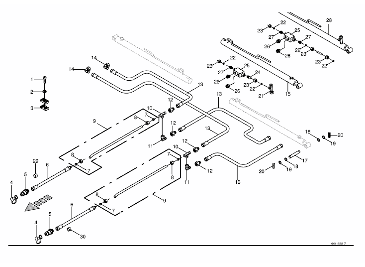 Hydraulics - latitudial adjustment