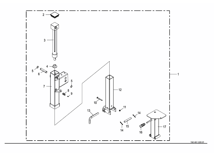 Hydraulisk stödfot - tillval