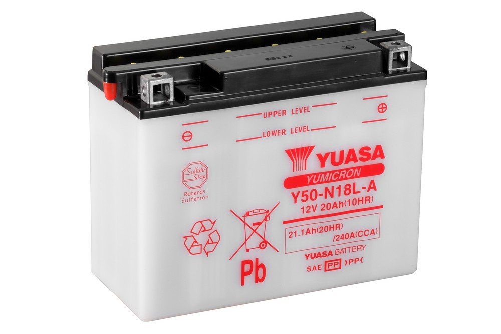 Yuasa MC Y50-N18L-A, 12V 21,1 Ah, Y50-N18L-A