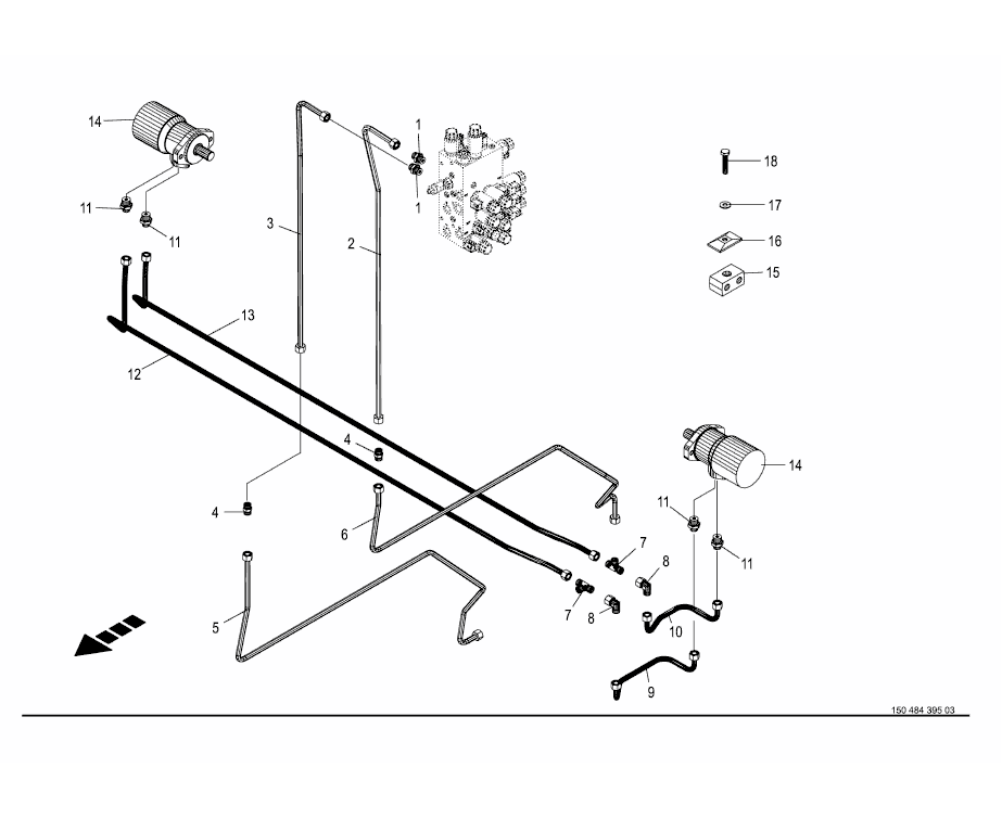 Hydraulik - transportbands bord