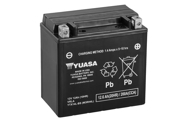 Yuasa MC YTX14L-BS MF AGM, 12V 12,6 Ah, YTX14L-BS-image