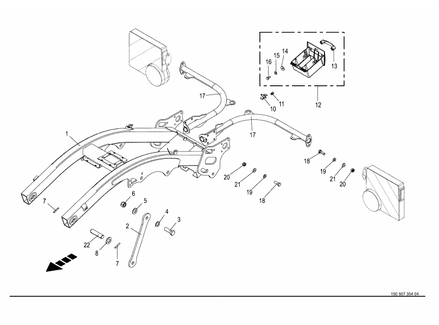 5.0 Rear frame