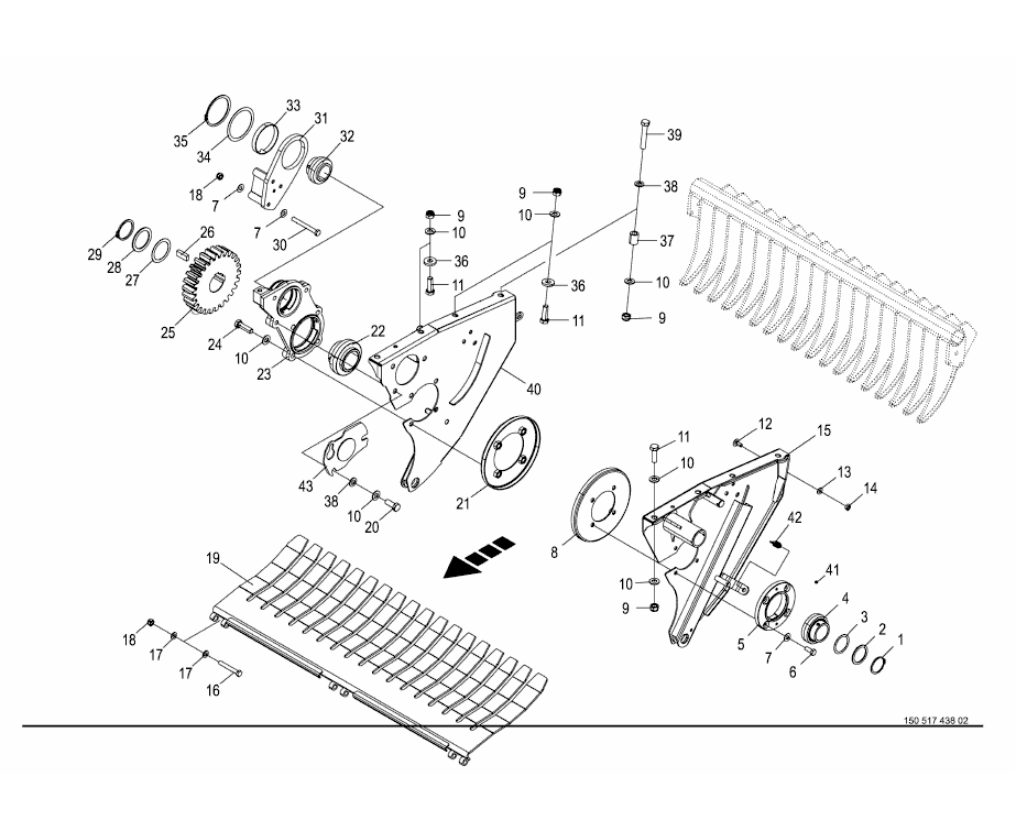 Rotor - Suspension / transition sheet