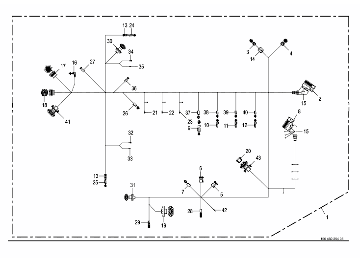 Cable harness - cabin